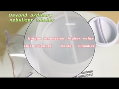 Mesin Nebulizer Asma Anak-anak Bronchus Baterai Portabel Dapat Dilepas