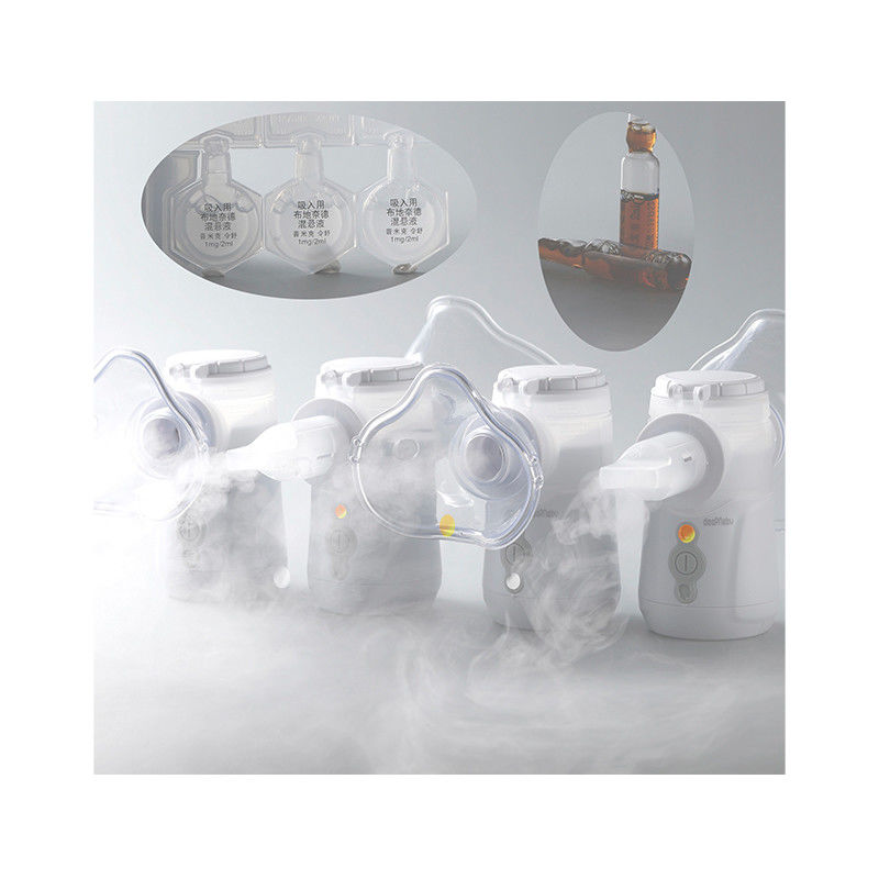 Inhaler Portable Mesh Nebulizer 3.1μM Bronchus Baterai USB Untuk Asma