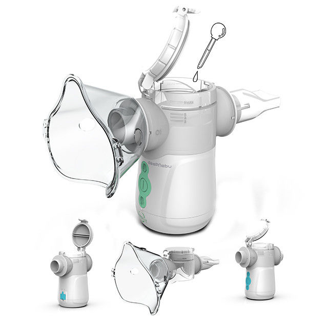 DC Nebulizer Mesh Portabel Bertenaga Baterai Budesonide 2μm - 3μm Untuk Asma