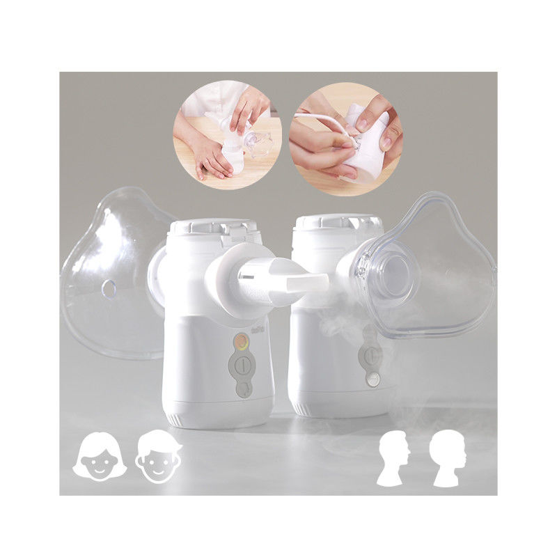 2.0 - 3.2μM Di Rumah Mesin Nebulizer Batuk Medis Penghirupan Portabel Untuk Anak-Anak