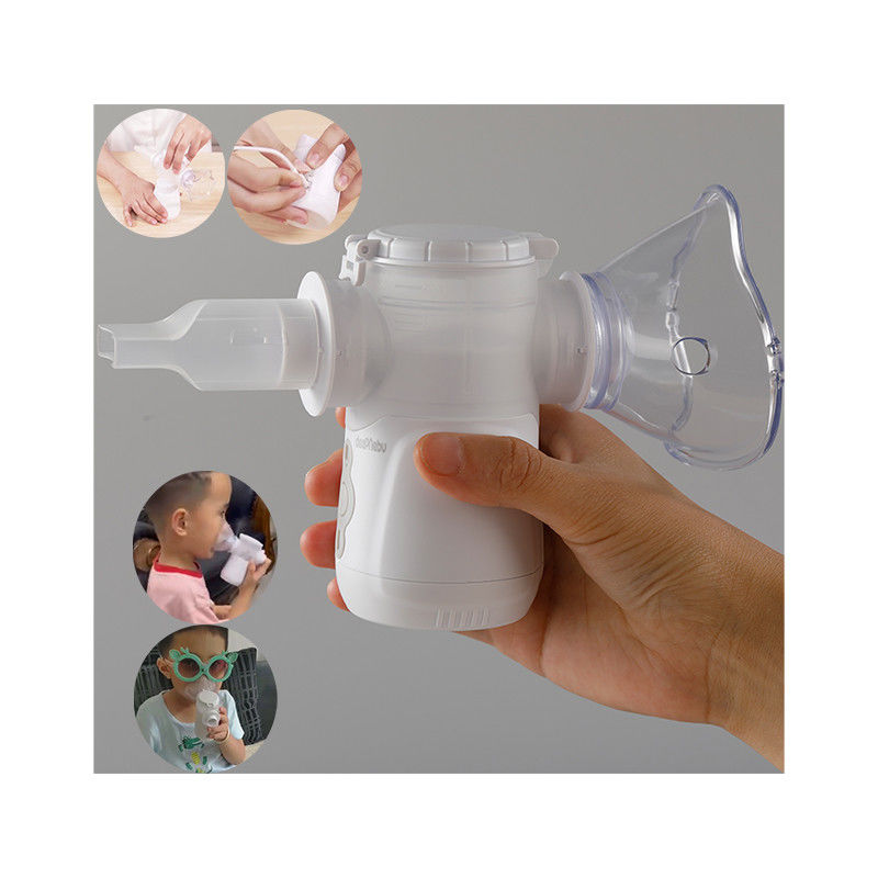 Asthmatic Inhalator Nebulizer Genggam Portabel Untuk Penggunaan Rumah Medis 75% 2-3.3μm