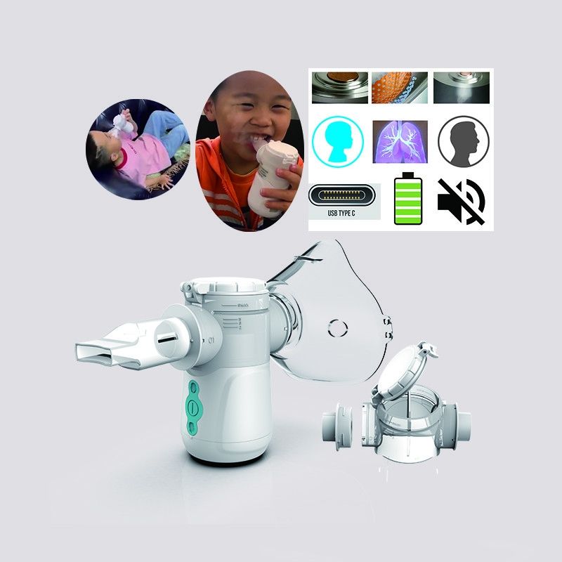 Perawatan Nebulizer Teknologi Jaring Bergetar Medis Di Rumah Sakit Rumah 1.8 - 3.2μm