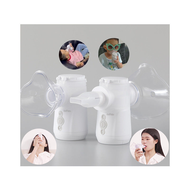 Mesin Nebulizer Anak Rumah Tangga Baterai USB 2.7μm Nebulizer Digunakan Untuk Batuk
