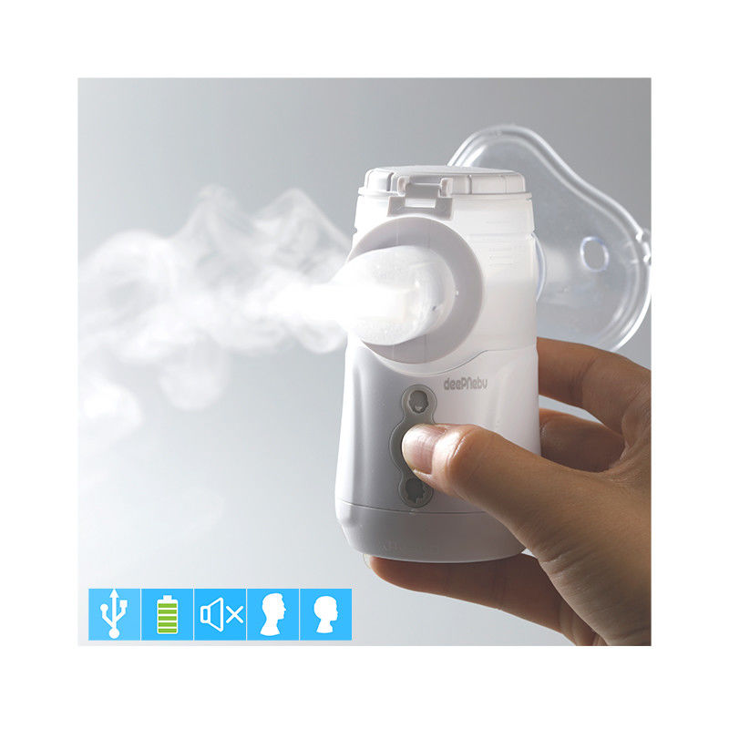USB Cough Asthma Breathing Treatment Nebulizer Portable 3.3μM Untuk Anak Dewasa