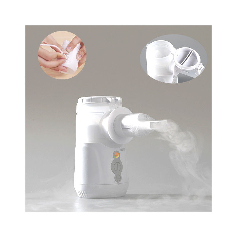 Mesin Pernapasan Serangan Asma 2,9μM Nebulizer Saluran Ganda Digunakan Untuk Bayi