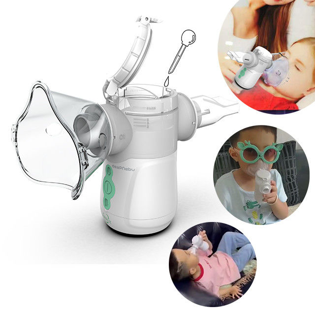 Baru Battery Medical Mute Mini Free Breath Mask Batuk Copd Nebulizer Mesin Dewasa Anak-anak Kesehatan Inhaler Mesh Nebulize