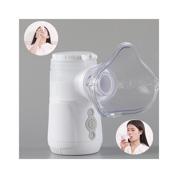 Nebulizer Rumah Sakit Anak Dewasa Portable 3.5μm 0.4mL / Min Mesin Nebulizer Untuk COPD