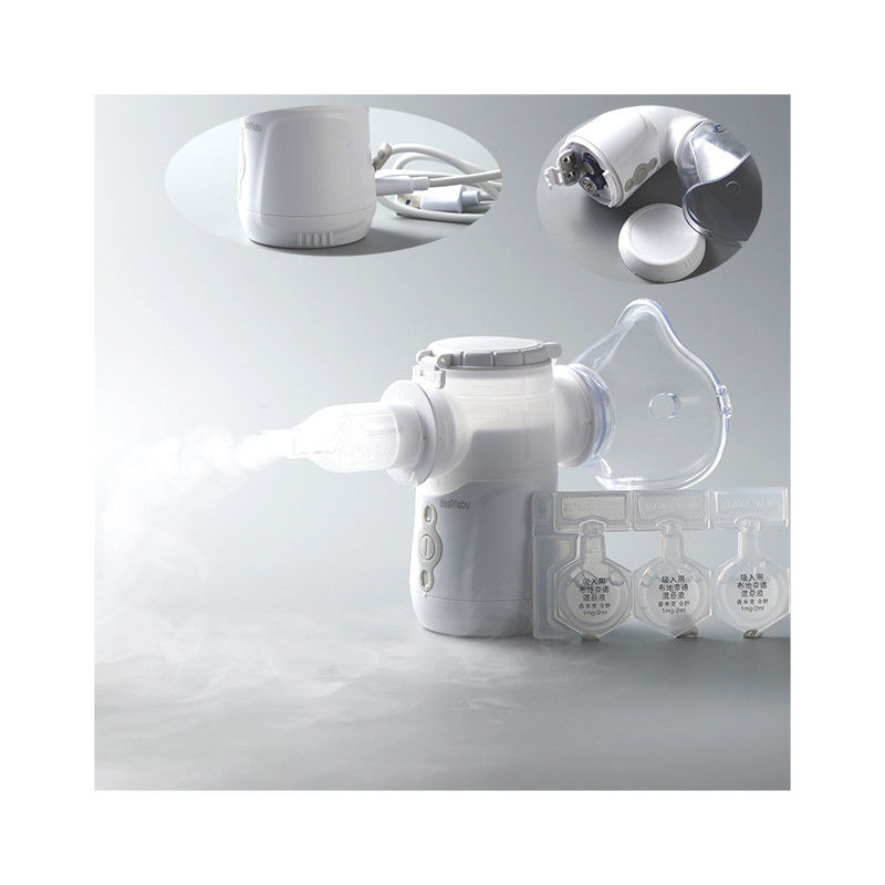Homecare Medical Asthma Inhaler Nebulizer Baterai USB 3μm 40dB Untuk Anak Dewasa
