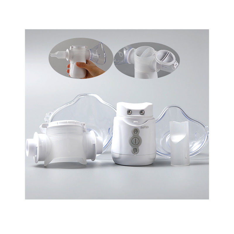Homecare Medical Asthma Inhaler Nebulizer Baterai USB 3μm 40dB Untuk Anak Dewasa