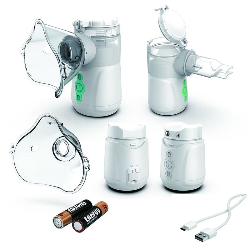 Removable Battery Asthma Home Nebulizer Untuk Batuk Dingin 87% Dari C.I. 1-4um