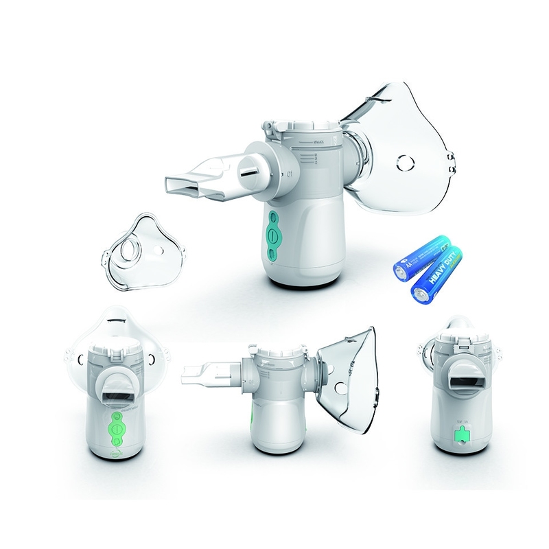 Homecare Budesonide Inhaler Nebulizer Dual Channel Untuk Asma 1μM - 5μM MMAD