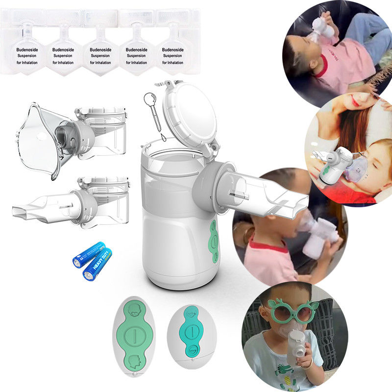 Mesin Nebulizer Rumah Batuk Dingin ≥0.25ml / Min Dengan DC 5V Power 3V Battery
