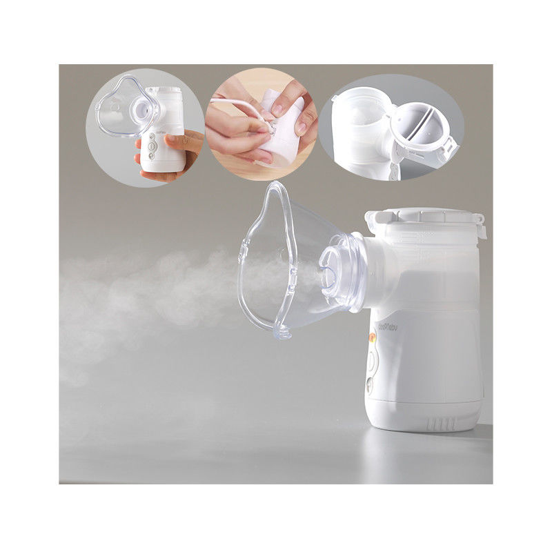 Mesh Nebulizer Mesh Genggam Untuk Saluran Pernafasan Dan Mata 0,5-3μM 0,32ml / Min