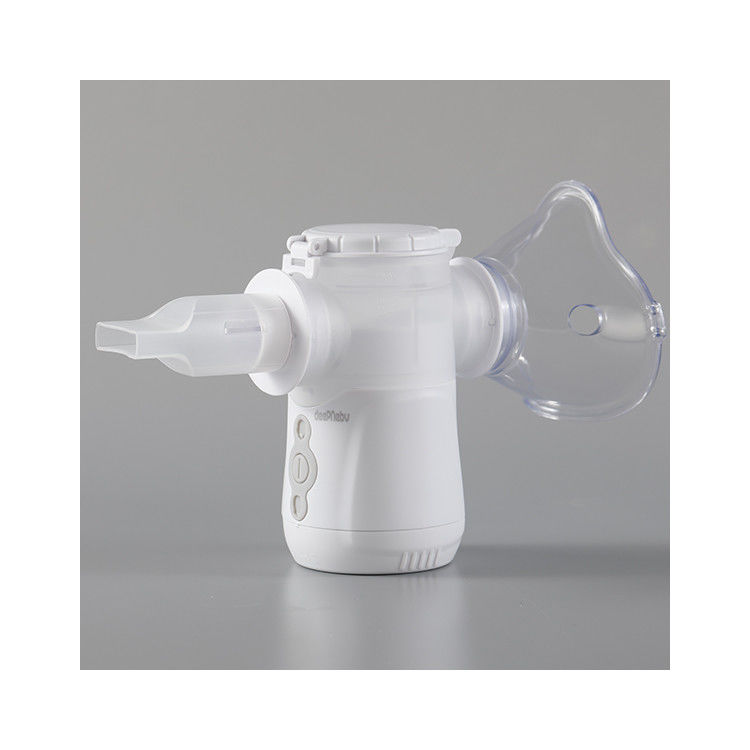 0,5mL / Min Penggunaan Rumah Mesin Nebulizer Dewasa Dual Channel 110kHz 1.1μm - 3.6μm