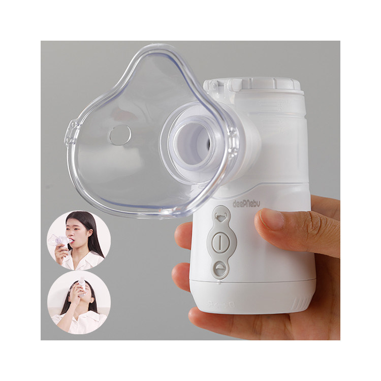 Dual Chamber Portable Medical Mesh Nebulizer 3.03μM MMAD Untuk Bronkiolus COPD