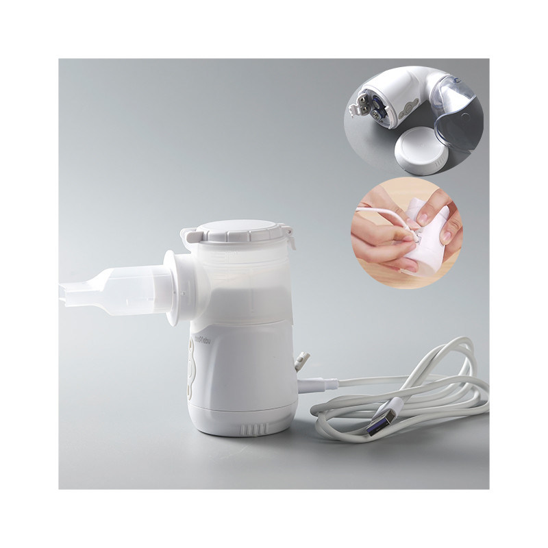 Dual Chamber Portable Medical Mesh Nebulizer 3.03μM MMAD Untuk Bronkiolus COPD