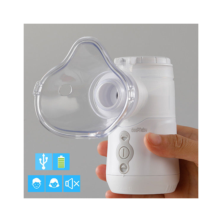 Komersial Vibrating Mesh Nebulizer DC USB Rumah Tangga 1,5μM - 3,6μM Partikel