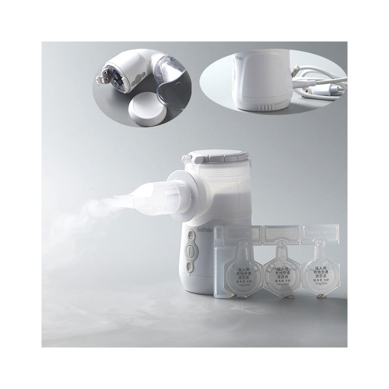 Bronchiolitis Mesh Portable Nebulizer Dewasa Vibrator 2.5μM Anak Inhaler Untuk Asma