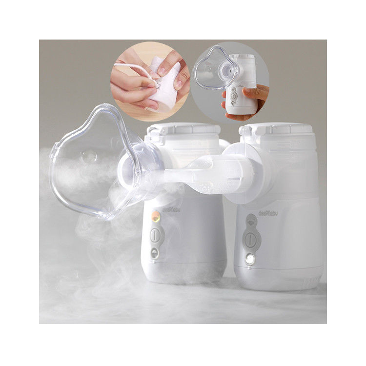 Bronchiolitis Mesh Portable Nebulizer Dewasa Vibrator 2.5μM Anak Inhaler Untuk Asma