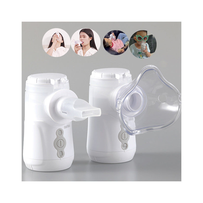 Mesin Nebulizer Jala Portabel Kesehatan Terapi Aerosol 2-3.3μm Inhalator