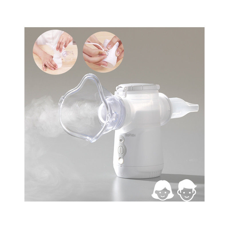 1.8-3.3μM Asma Rumah Nebulizer Anak-anak Bayi Tipe C USB Portable Nebulizer