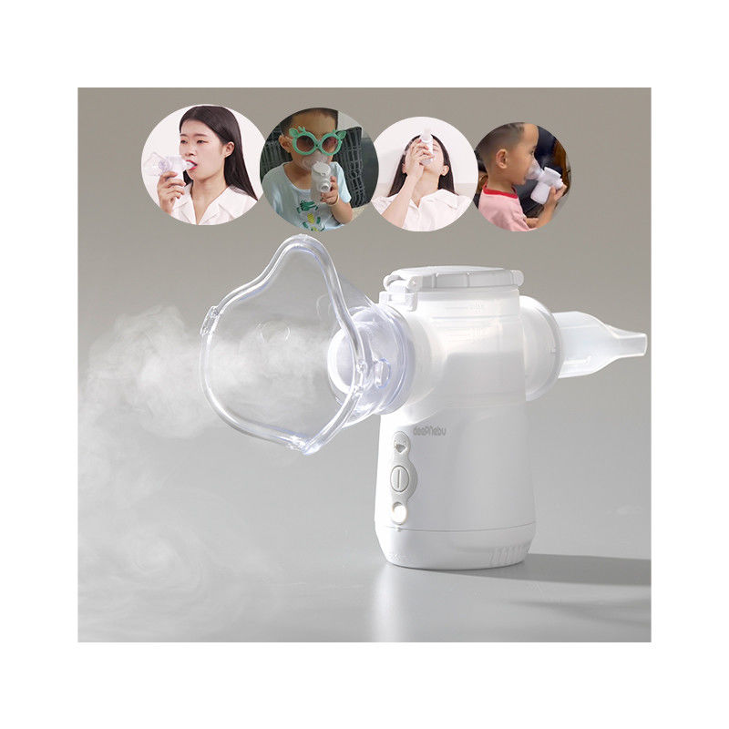 Pediatric Portable Mesh Nebulizer Inhaler 2.6μm - 3.2μm Baterai USB Tipe C