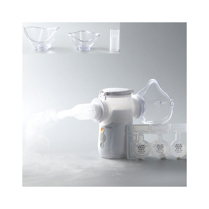 Home Ultrasonic Portable Mesh Nebulizer 3μM Inhaler Tanpa Penyumbatan Untuk Anak Dewasa