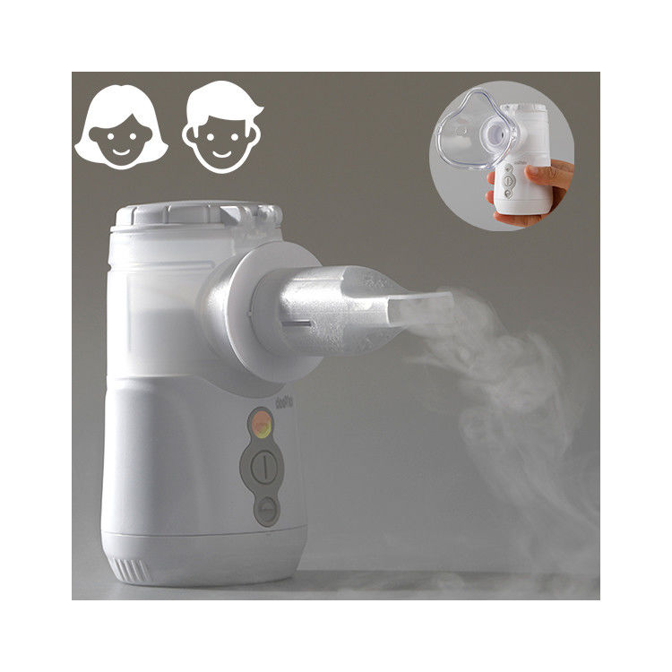 Mesin Nebulizer Mini Mesh Saluran Pernafasan 2.5 - 3.6μm Penghirup Obat Aerosol