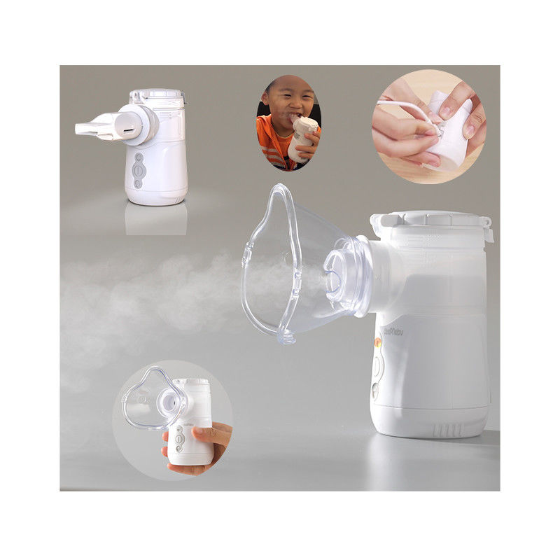Portable Vibrating Mesh Nebulizer 1.2μm - 3.6μm Anak Bronchiolitis Nebulizer