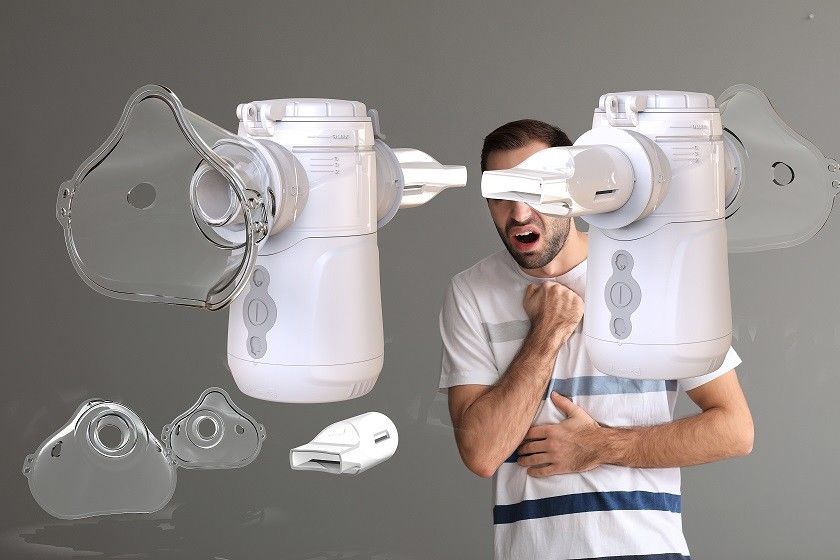 Nebulizer Portabel dengan Tingkat Kebisingan ≤40dB dan Ukuran Partikel ≤3,8μm