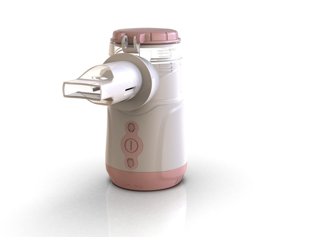 Mesin Nebulizer 110Hz Frekuensi Getaran 2,5-3,6μm Partikel untuk Paru-paru
