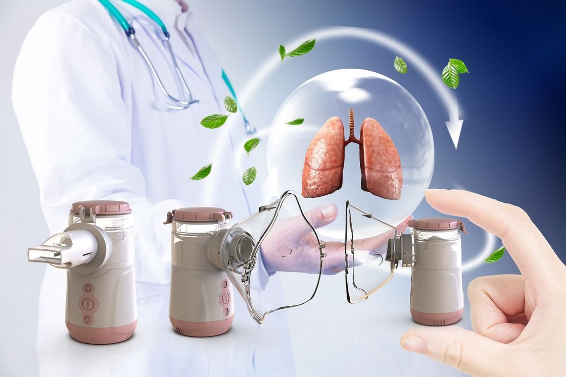 Mesin Nebulizer Mesh dengan 2 modus untuk anak-anak dan orang dewasa Superior untuk kompresor