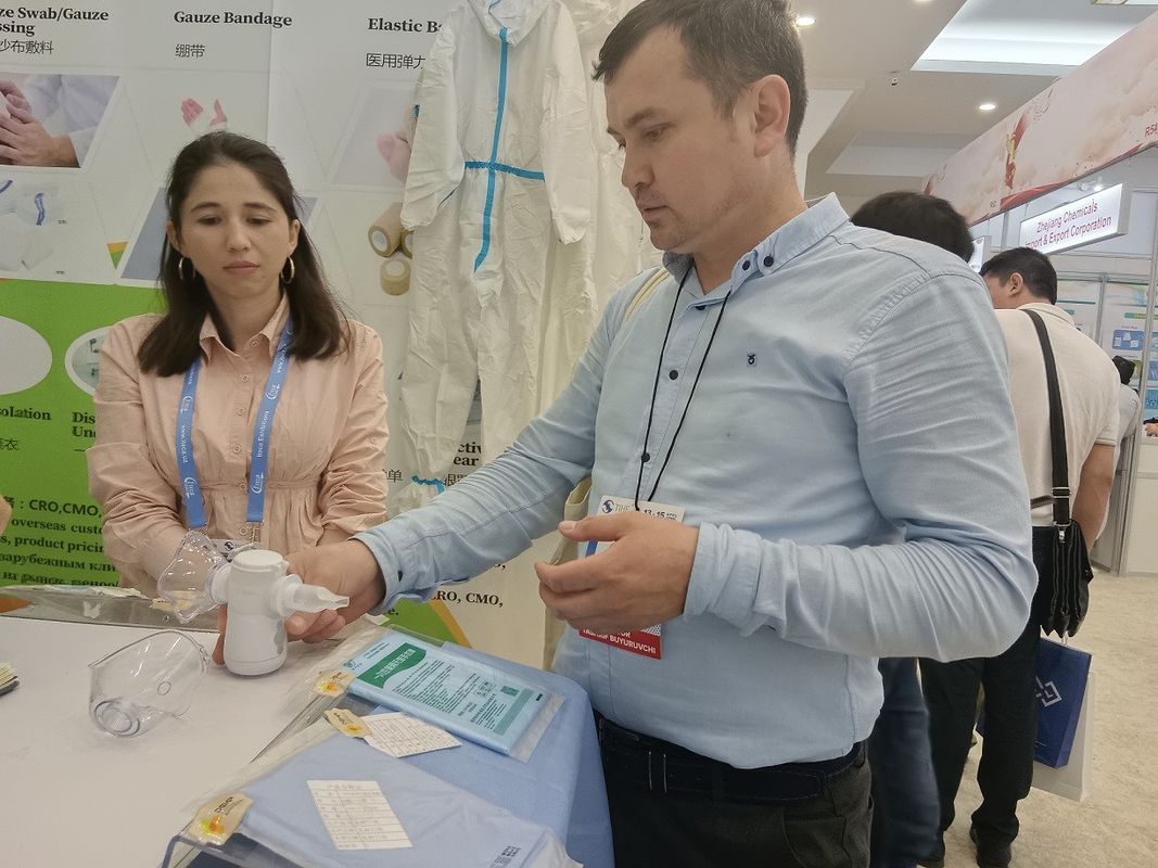 Inhaler Jenis Aerosol Inhalasi Dengan Respirasi Dewasa Mesin Nebulizer
