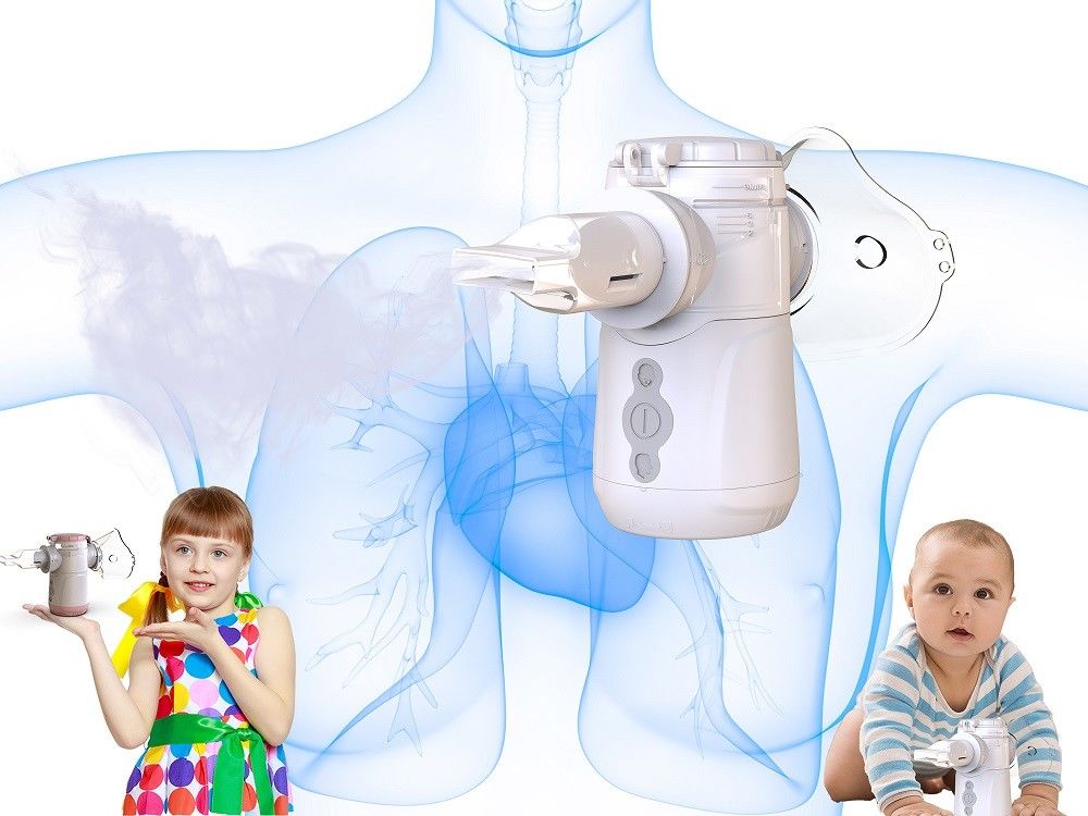 Inhaler Vibrator Mesh 1-4μm Dengan Vibrator Membran Mesh Untuk Penyakit Pernafasan