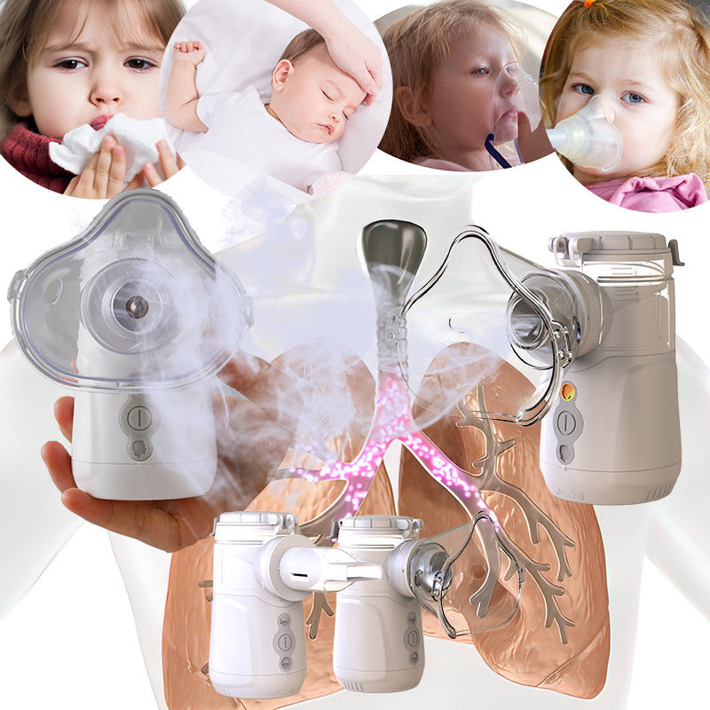 Baterai Inhaler Vibrating Mesh Portable dan DC 5V USB Powered untuk perawatan medis